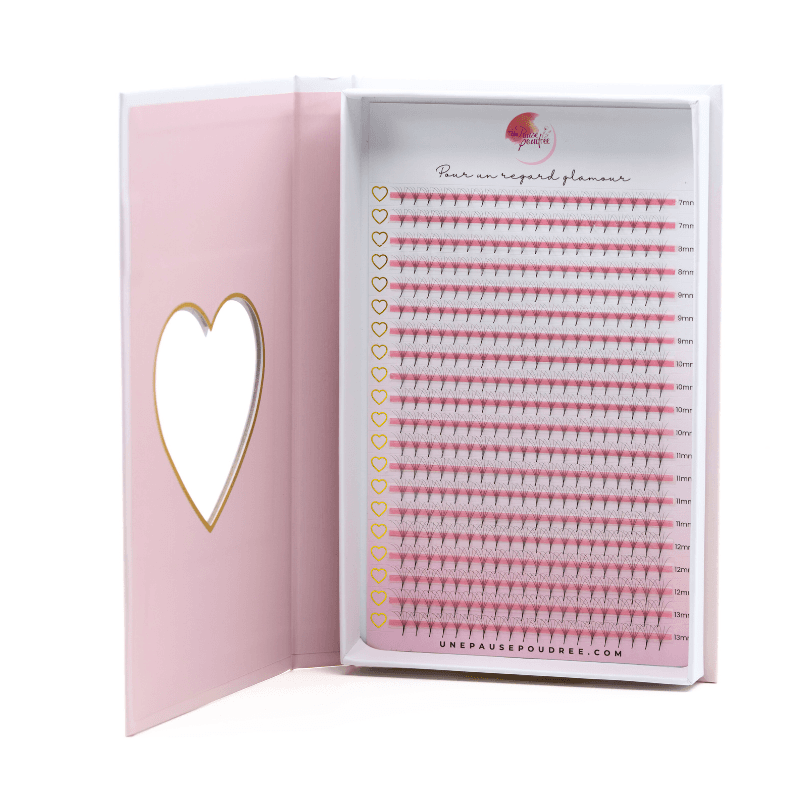 BOITE MIXTE XXL 400 BOUQUETS PREFAITS RANGES 3D, 5D, 7D 0.07 C / CC / D 7,8,9,10,11,12,13,14mm et 7-13 mixt
